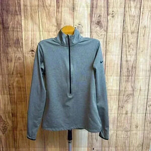 Nike Pro Dri Fit Zip Up Gray Women’s Size M